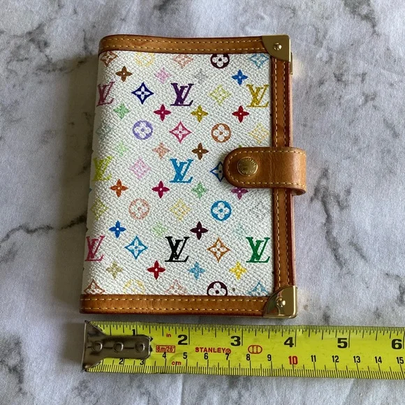 Louis Vuitton agenda passport holder wallet Takashi Murakami multi color - Picture 3 of 8